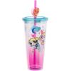 Silver Buffalo Sanrio Hello Kitty And Friends Featuring Kuromi and Little Twin Stars Plastic Cold Cup with Lid and Topper Straw, 24 ounces(The Powerpuff Girls Original)