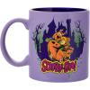 Silver Buffalo Scooby Doo Scared Shaggy Scooby Double Walled Stainless Steel Tumbler w Straw, 20 Ounces(Scooby Doo House)