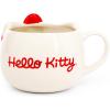 Silver Buffalo Hello Kitty Face Ceramic 3D Sculpted Mug, 22-Ounces