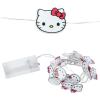 Silver Buffalo Hello Kitty Face with Pink Bow 20ct Decorative String Lights, 7 Feet Long, Battery Powered (Batteries Not Included), Pink LED, Indoor Use Only(Central Perk)