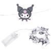 Silver Buffalo Hello Kitty Face with Pink Bow 20ct Decorative String Lights, 7 Feet Long, Battery Powered (Batteries Not Included), Pink LED, Indoor Use Only(My Melody)