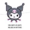 Silver Buffalo Hello Kitty Face with Pink Bow 20ct Decorative String Lights, 7 Feet Long, Battery Powered (Batteries Not Included), Pink LED, Indoor Use Only(My Melody)