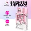 Silver Buffalo Hello Kitty Face with Pink Bow 20ct Decorative String Lights, 7 Feet Long, Battery Powered (Batteries Not Included), Pink LED, Indoor Use Only(Hello Kitty LED Neon Light)