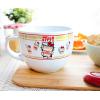 Silver Buffalo Hello Kitty Original More Than Soup Boxed Ceramic Soup Mug with Spoon, 24 Ounces