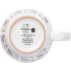 Silver Buffalo Sanrio Hello Kitty Faces and Bows Pattern Round Body Loop Handle Ceramic Mug, 15.9 Ounces