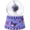 Silver Buffalo Sanrio Hello Kitty “Merry Jolly Happy” Holiday Light Up Snow Globe, 100mm(Purple/Multi)