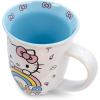Silver Buffalo Sanrio Hello Kitty Wide Rim Ceramic Coffee Mug, 16 Ounce