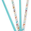 Silver Buffalo Sanrio’s Hello Kitty Kawaii Treats 4pc Reusable Plastic Straw Set,10×1.5x.25, Pink(Sky Blue)