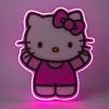 Silver Buffalo Hello Kitty Face with Pink Bow 20ct Decorative String Lights, 7 Feet Long, Battery Powered (Batteries Not Included), Pink LED, Indoor Use Only(Hello Kitty Face LED Neon Light)