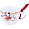 Silver Buffalo Hello Kitty Original More Than Soup Boxed Ceramic Soup Mug with Spoon, 24 Ounces