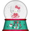 Silver Buffalo Sanrio Hello Kitty “Merry Jolly Happy” Holiday Light Up Snow Globe, 100mm(Multicolor)