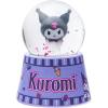 Silver Buffalo Sanrio Hello Kitty “Merry Jolly Happy” Holiday Light Up Snow Globe, 100mm(Purple/Multi)