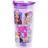 Silver Buffalo Sanrio Hello Kitty Strawberry Double Wall Travel Tumbler with Slide Close Lid, 20 Ounces(Bratz (20 Ounces))