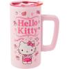 Silver Buffalo Sanrio Hello Kitty Strawberry Double Wall Travel Tumbler with Slide Close Lid, 20 Ounces(Hello Kitty Strawberry Milk (15 Ounces))