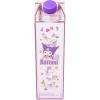 Silver Buffalo Sanrio Hello Kitty and Friends Featuring Kuromi and Raspberries Plastic Purple Milk Carton Pitcher Bottle, 16.2 Ounces(Kuromi Raspberry)