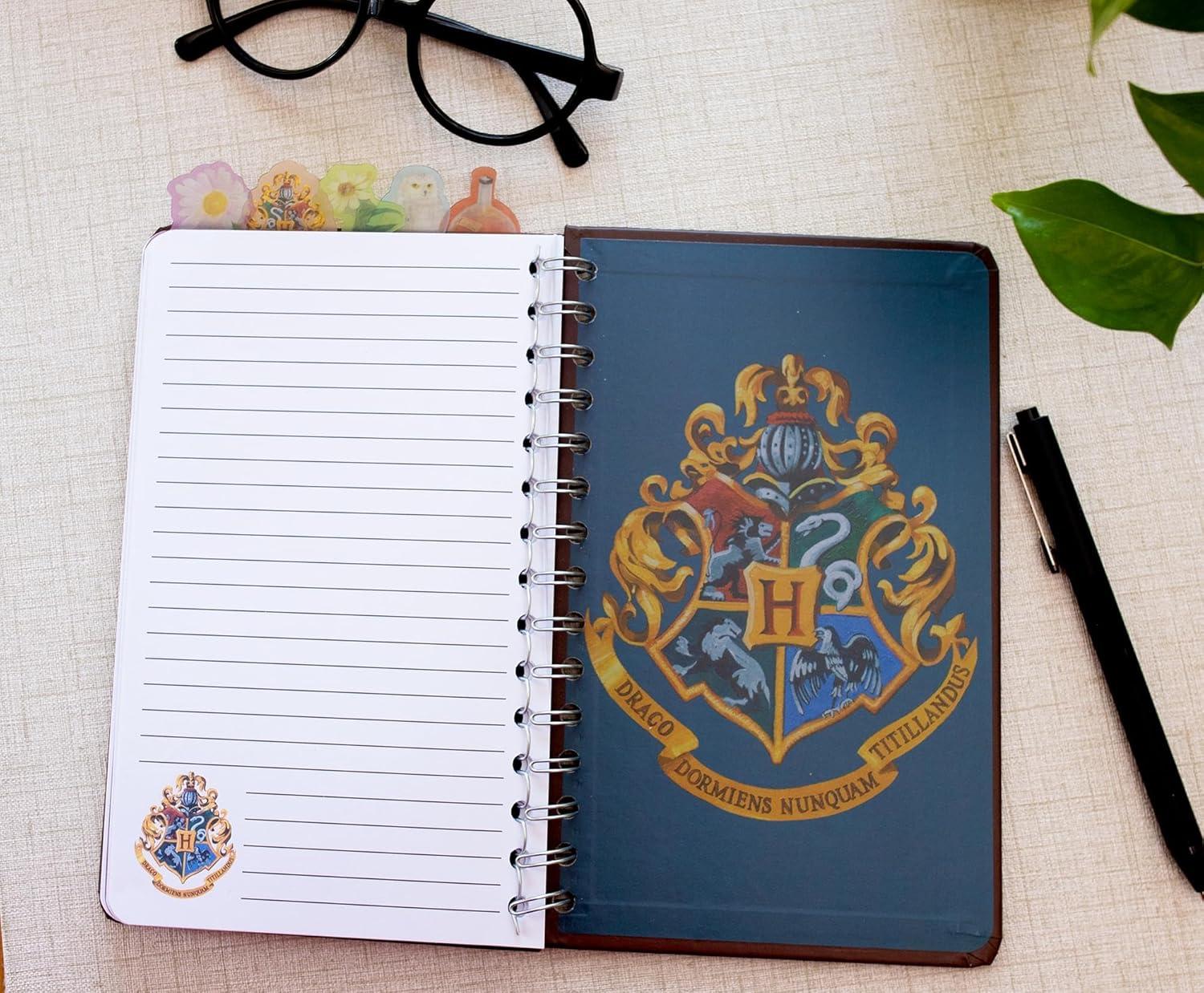imageSilver Buffalo Harry Potter Anime Hogwarts 75Page Spiral Notebook Bound Sketchbook Journal 8 x 5 Inches