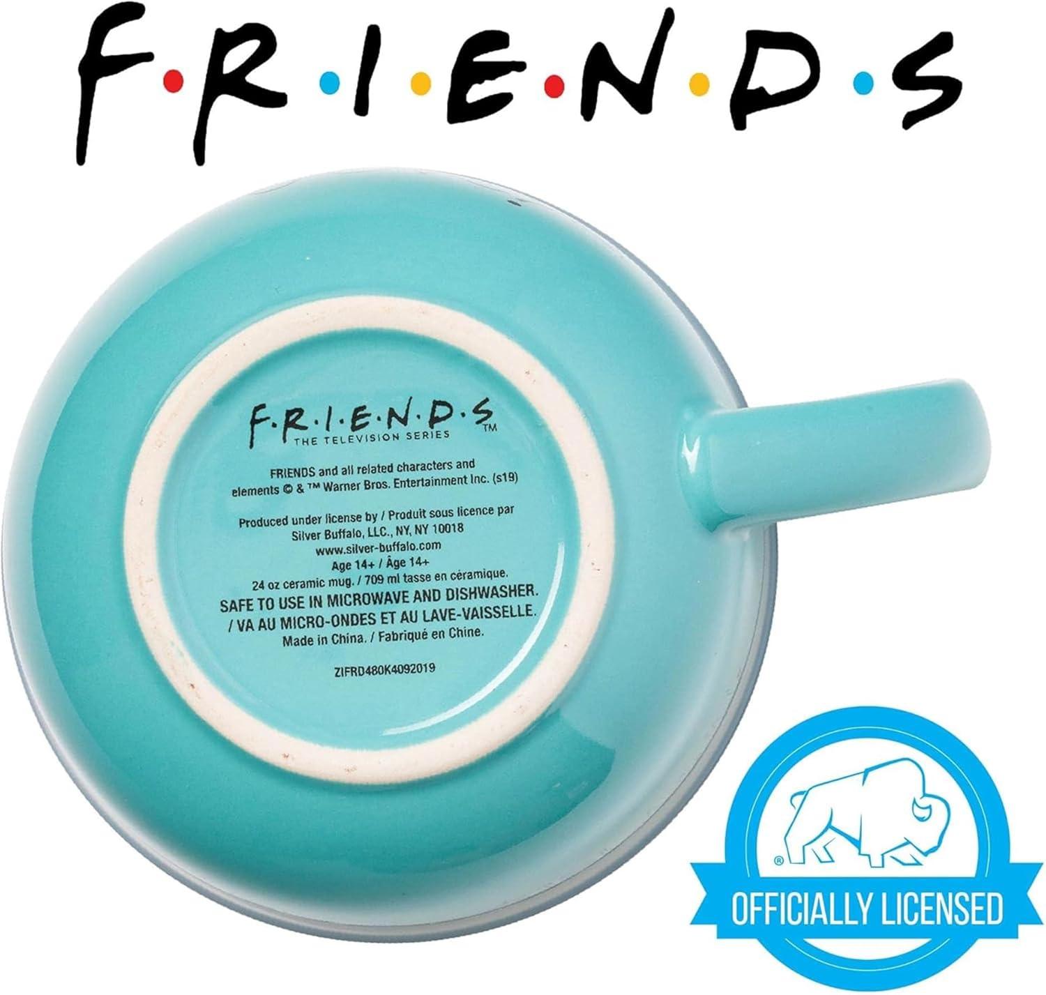 imageSilver Buffalo Lilo and Stitch Aloha Multi Face Ceramic Soup Mug with Vented Plastic Lid 24 Ounces 1 Count Pack of 1Friends How You Doin