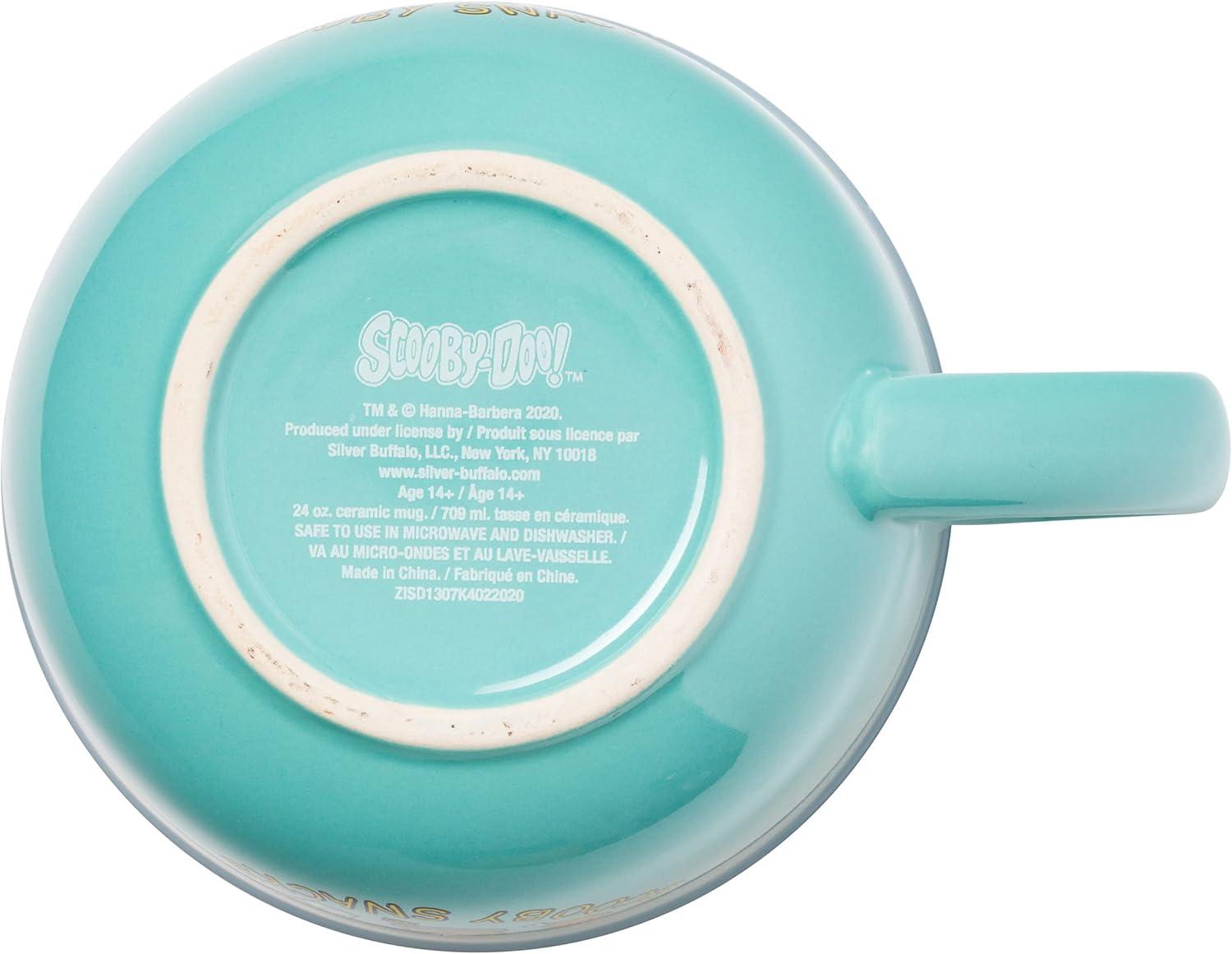 imageSilver Buffalo Lilo and Stitch Aloha Multi Face Ceramic Soup Mug with Vented Plastic Lid 24 Ounces 1 Count Pack of 1Green