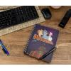 Silver Buffalo Futurama 6-Tab Spiral Notebook | Notepad Journal, Stationery Paper | 5 x 8 Inches