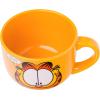 Silver Buffalo Lilo and Stitch Aloha Multi Face Ceramic Soup Mug with Vented Plastic Lid, 24 Ounces, 1 Count (Pack of 1)(Garfield: Never Trust a Smiling Cat)