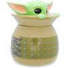 Silver Buffalo Star Wars The Mandalorian The Child Grogu Baby Yoda Hiding and Peeking Sculpted 3D Hand Painted Ceramic Snack Jar (Small)