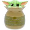 Silver Buffalo Star Wars The Mandalorian The Child Grogu Baby Yoda Hiding and Peeking Sculpted 3D Hand Painted Ceramic Snack Jar (Small)