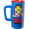 Silver Buffalo Ted Lasso Garbage Water Double Wall Stainless Steel Coffee Mug with Handle, 15 Ounces(15 oz Ted Lasso Garbage Water)