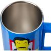 Silver Buffalo Ted Lasso Garbage Water Double Wall Stainless Steel Coffee Mug with Handle, 15 Ounces(15 oz Ted Lasso Garbage Water)