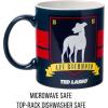 Silver Buffalo Ted Lasso Garbage Water Double Wall Stainless Steel Coffee Mug with Handle, 15 Ounces(20oz Richmond Crest Logo)