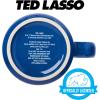 Silver Buffalo Ted Lasso Garbage Water Double Wall Stainless Steel Coffee Mug with Handle, 15 Ounces(Ted Lasso Be a Goldfish)