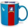 Silver Buffalo Ted Lasso Garbage Water Double Wall Stainless Steel Coffee Mug with Handle, 15 Ounces(20oz Richmond Jersey Kent)