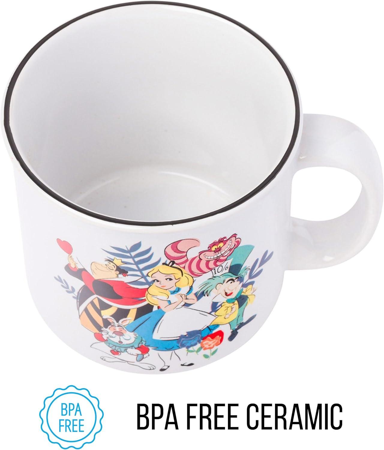 imageSilver Buffalo Shrek Beware Ogre Ceramic Camper Mug 20 OuncesAlice in Wonderland