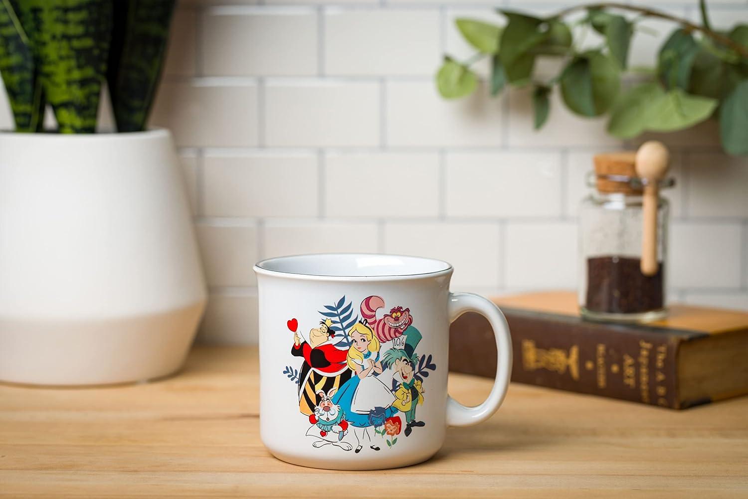 imageSilver Buffalo Shrek Beware Ogre Ceramic Camper Mug 20 OuncesAlice in Wonderland