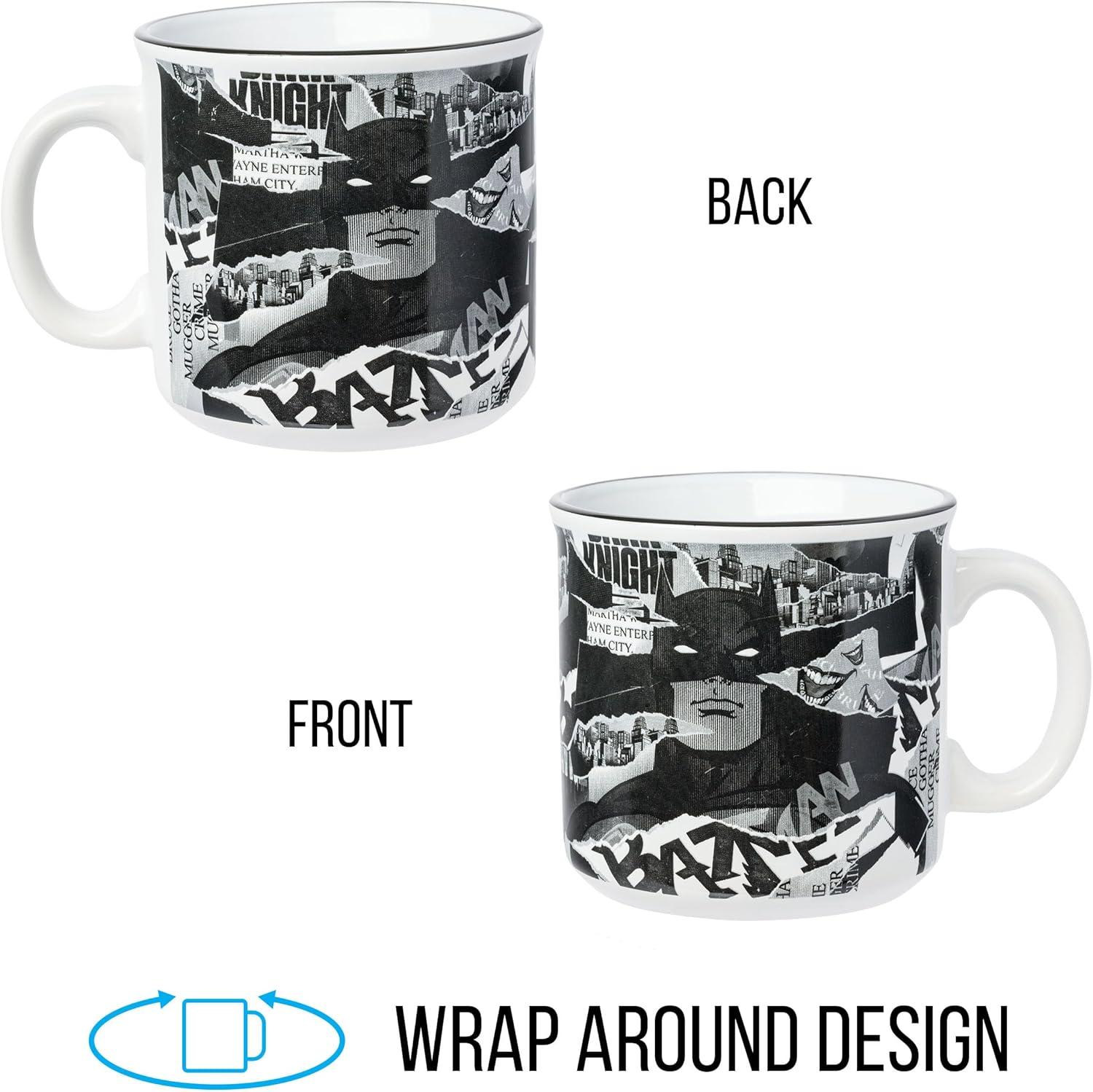 imageSilver Buffalo Shrek Beware Ogre Ceramic Camper Mug 20 OuncesBatman Collage