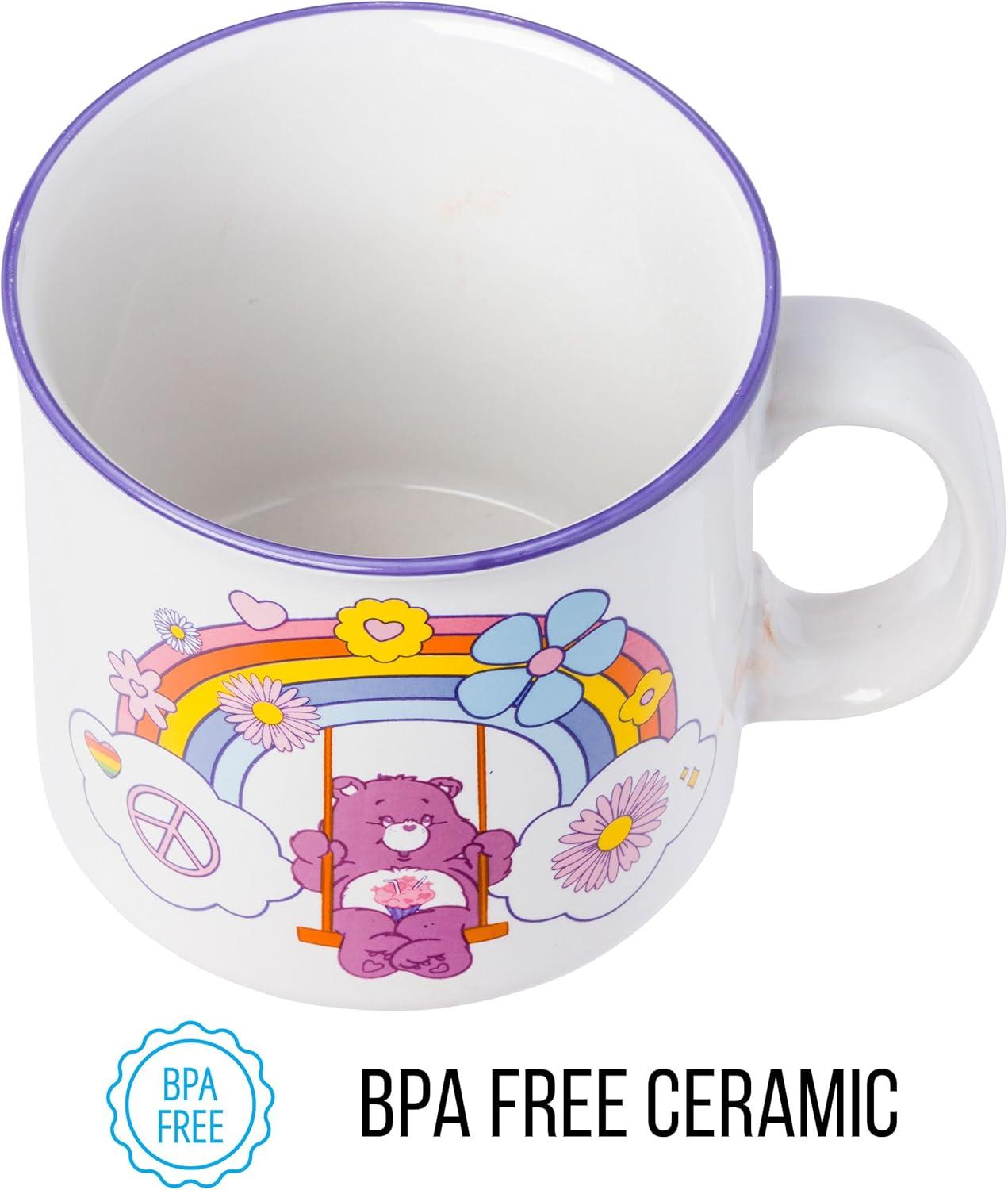 imageSilver Buffalo Shrek Beware Ogre Ceramic Camper Mug 20 OuncesCare Bears Share Bear