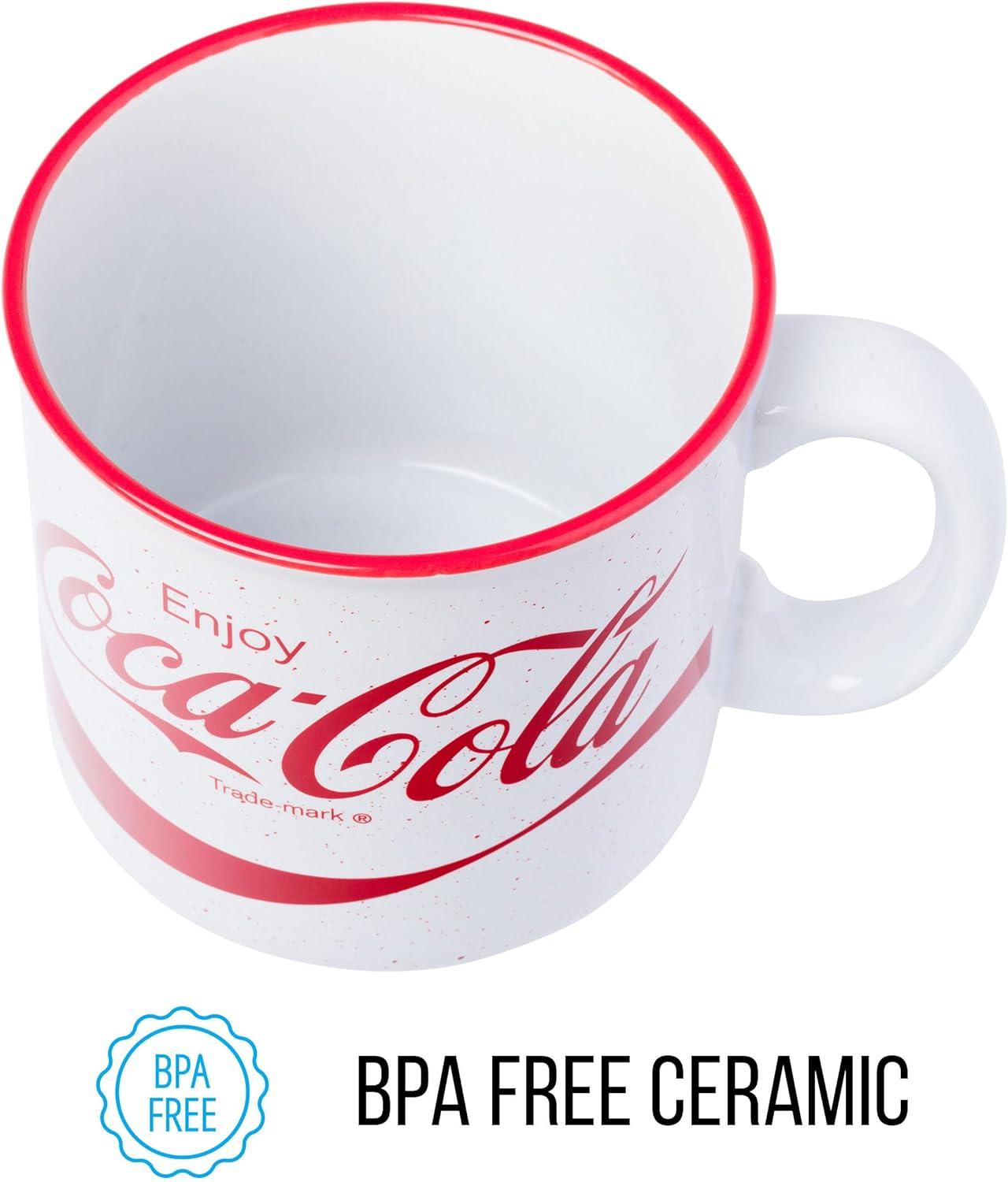 imageSilver Buffalo Shrek Beware Ogre Ceramic Camper Mug 20 OuncesCocaCola