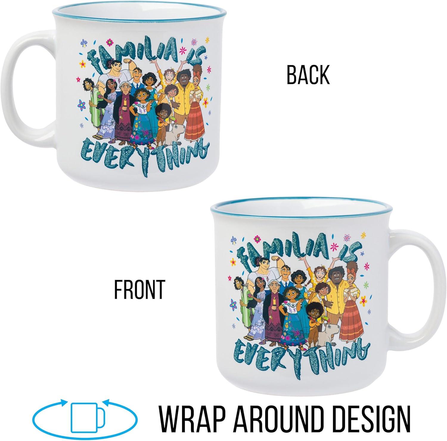 imageSilver Buffalo Shrek Beware Ogre Ceramic Camper Mug 20 OuncesDisney Encanto Familia is Everything