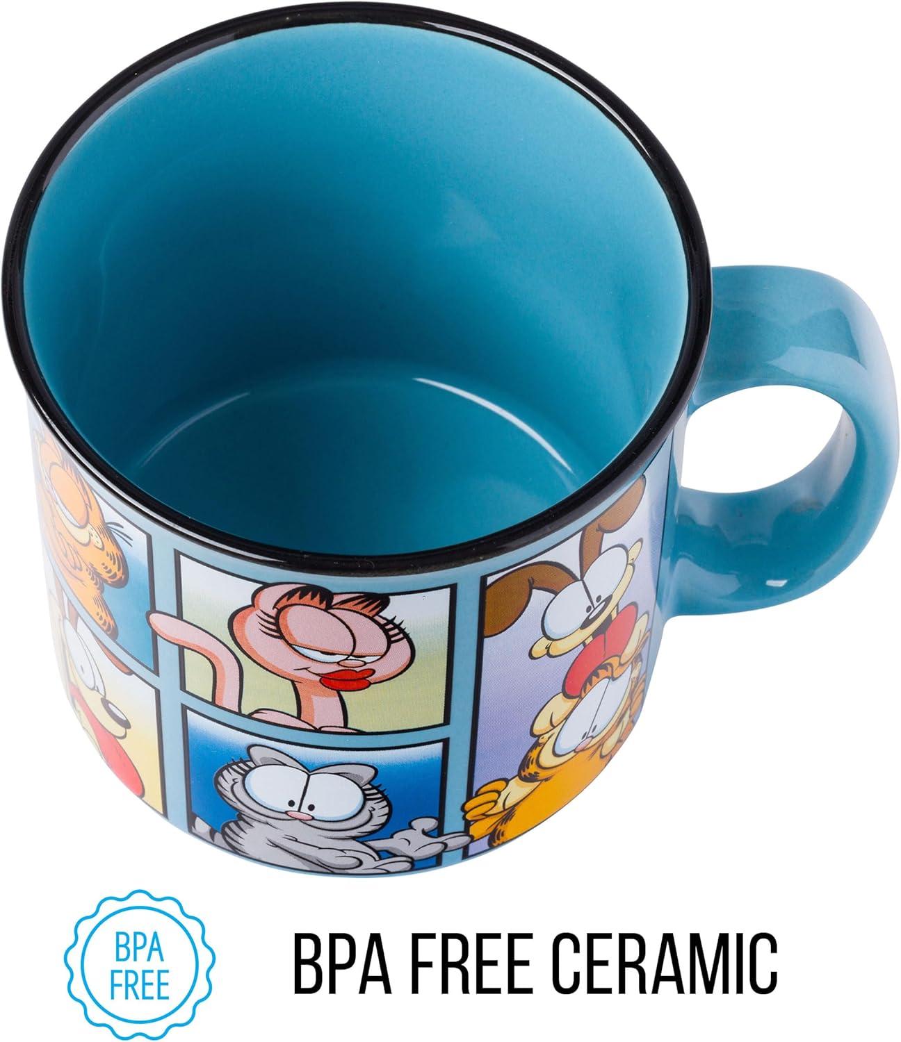 imageSilver Buffalo Shrek Beware Ogre Ceramic Camper Mug 20 OuncesGarfield Characters