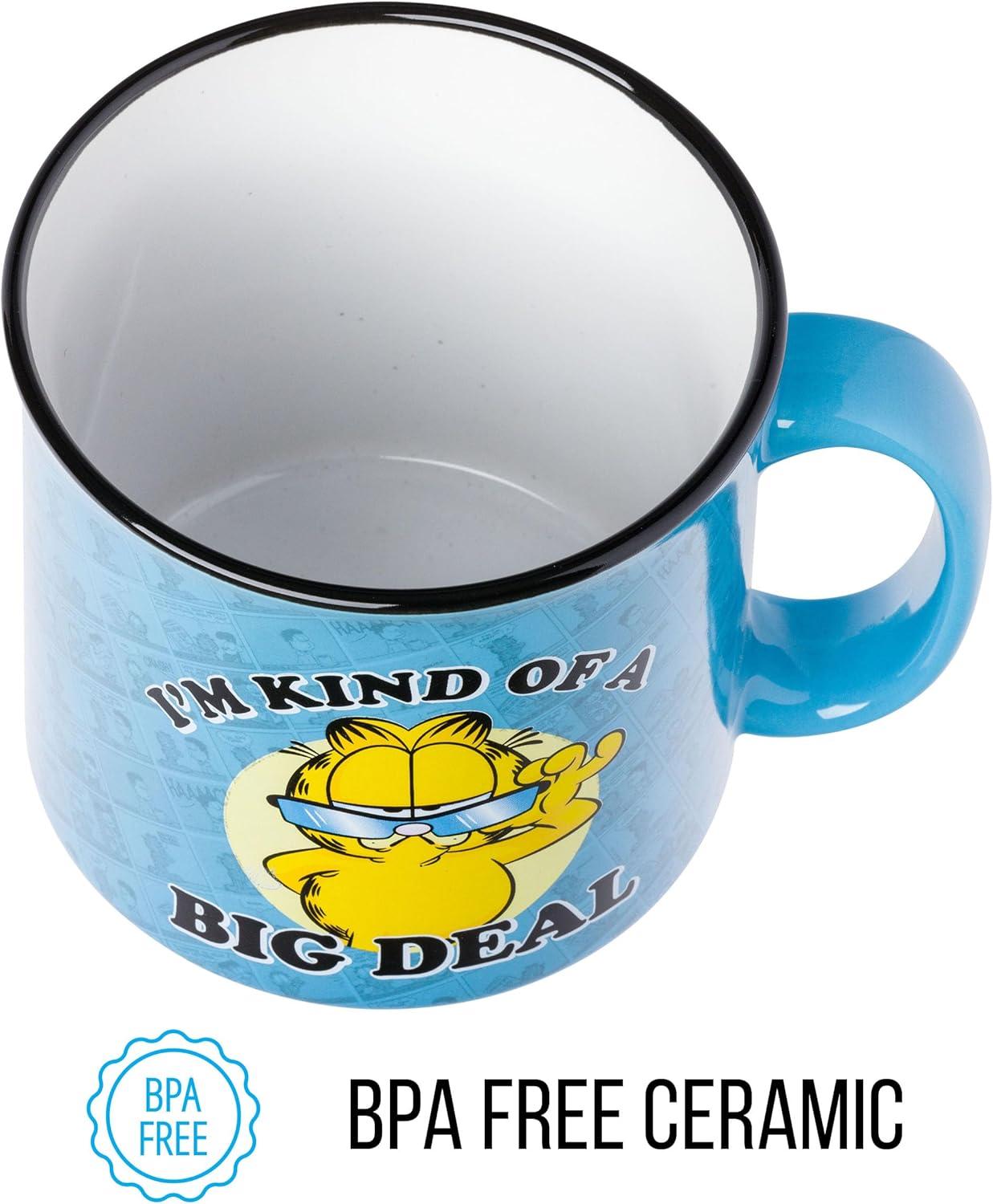 imageSilver Buffalo Shrek Beware Ogre Ceramic Camper Mug 20 OuncesGarfield Im Kind of a Big Deal