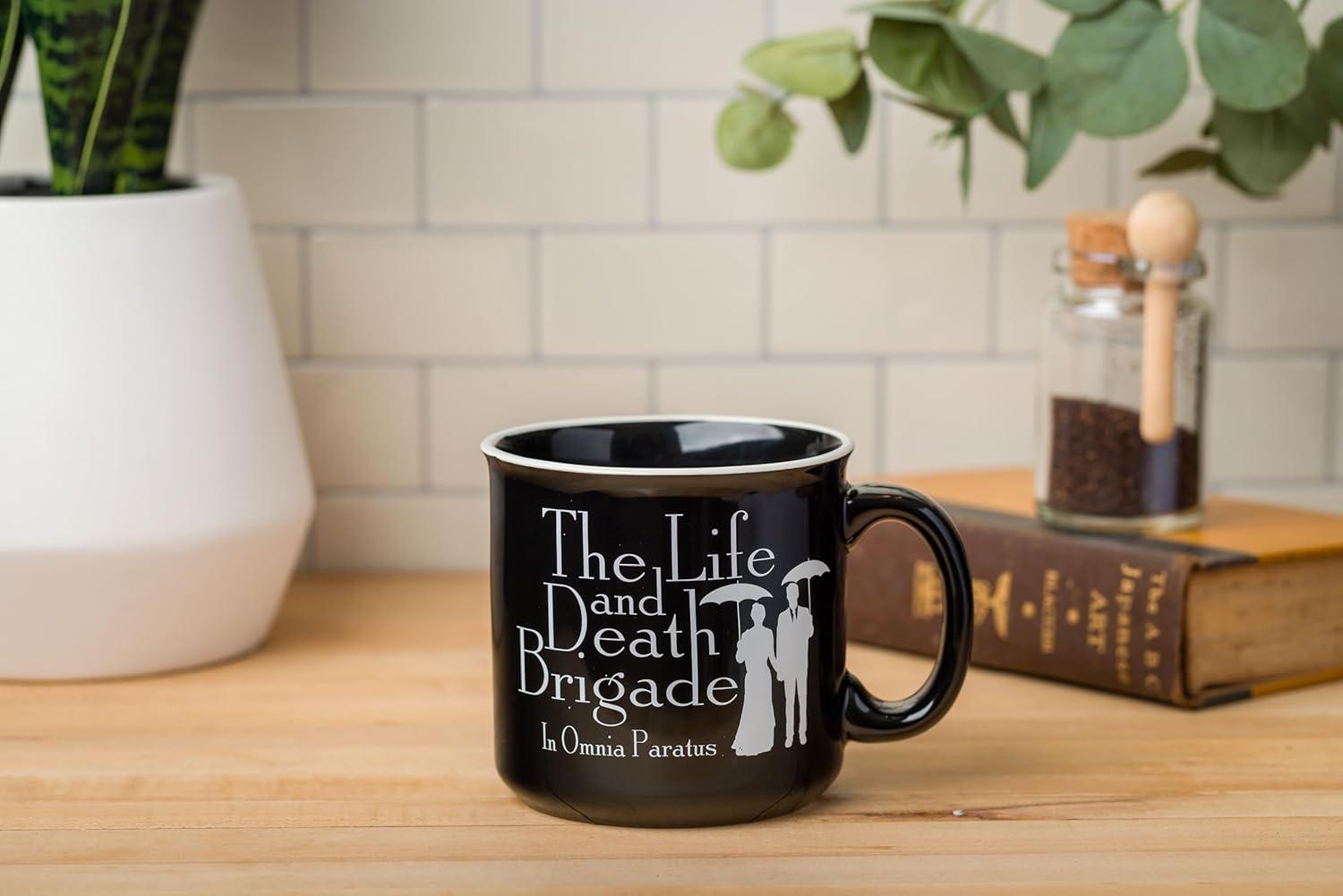 imageSilver Buffalo Shrek Beware Ogre Ceramic Camper Mug 20 OuncesGilmore Girls Life and Death