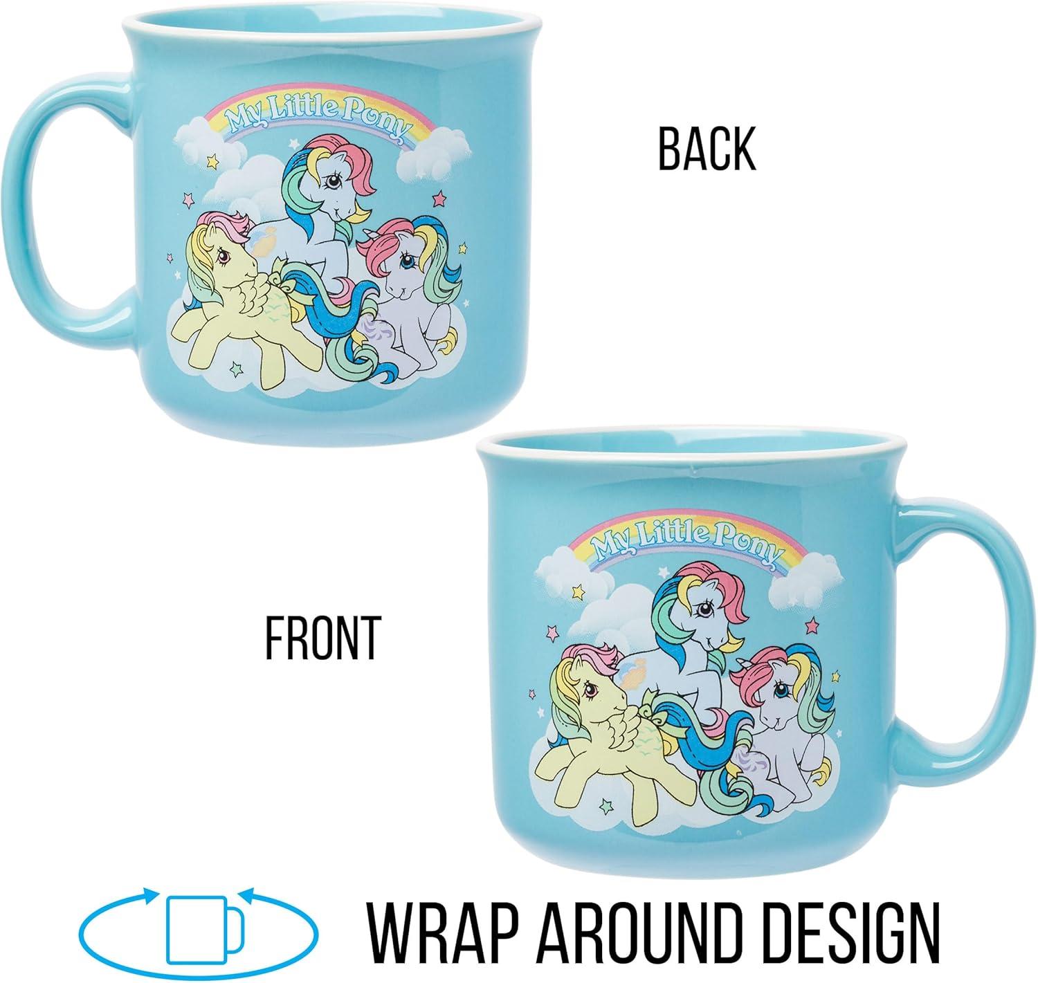 imageSilver Buffalo Shrek Beware Ogre Ceramic Camper Mug 20 OuncesMy Little Pony Retro