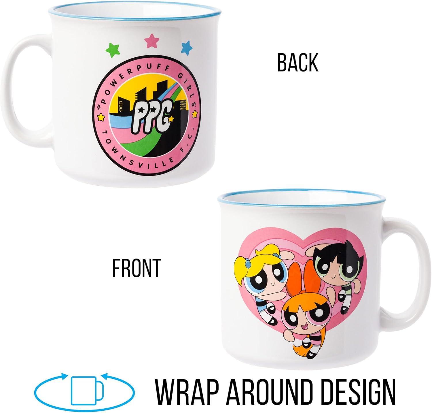 imageSilver Buffalo Shrek Beware Ogre Ceramic Camper Mug 20 OuncesThe Powerpuff Girls