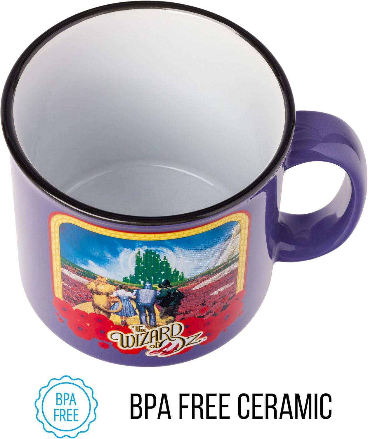 imageSilver Buffalo Shrek Beware Ogre Ceramic Camper Mug 20 OuncesThe Wizard of Oz Yellow Brick Road