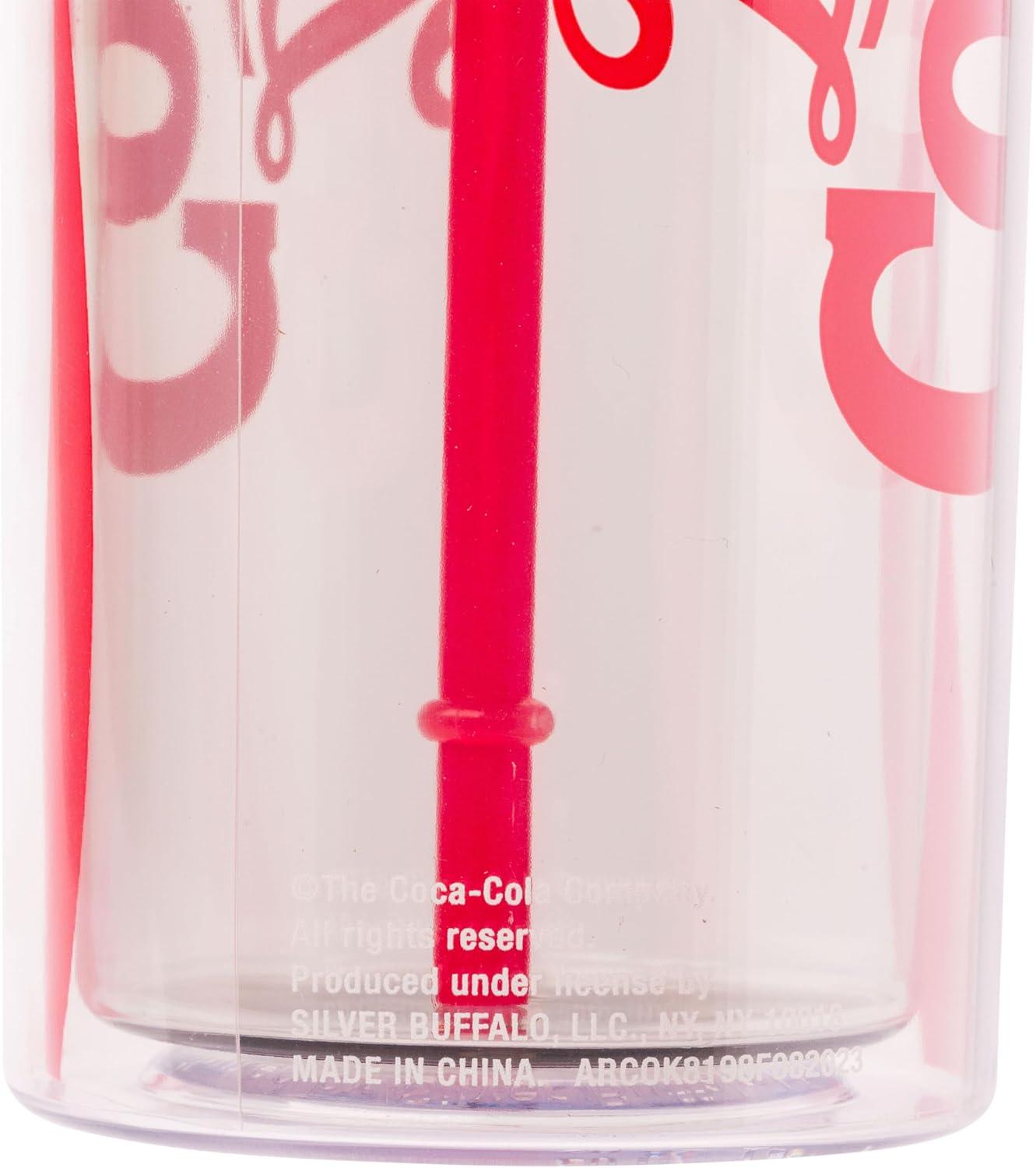 imageSilver Buffalo Wicked Core Elphaba and Glinda Split Patterns Rhinestone Lid 20oz Plastic Tall Cold Cup wLid and StrawCoca Cola Diet Coke