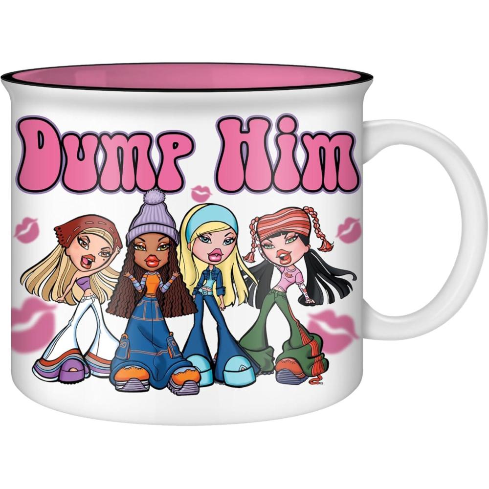 imageSilver Buffalo Shrek Beware Ogre Ceramic Camper Mug 20 OuncesBratz Dump Him