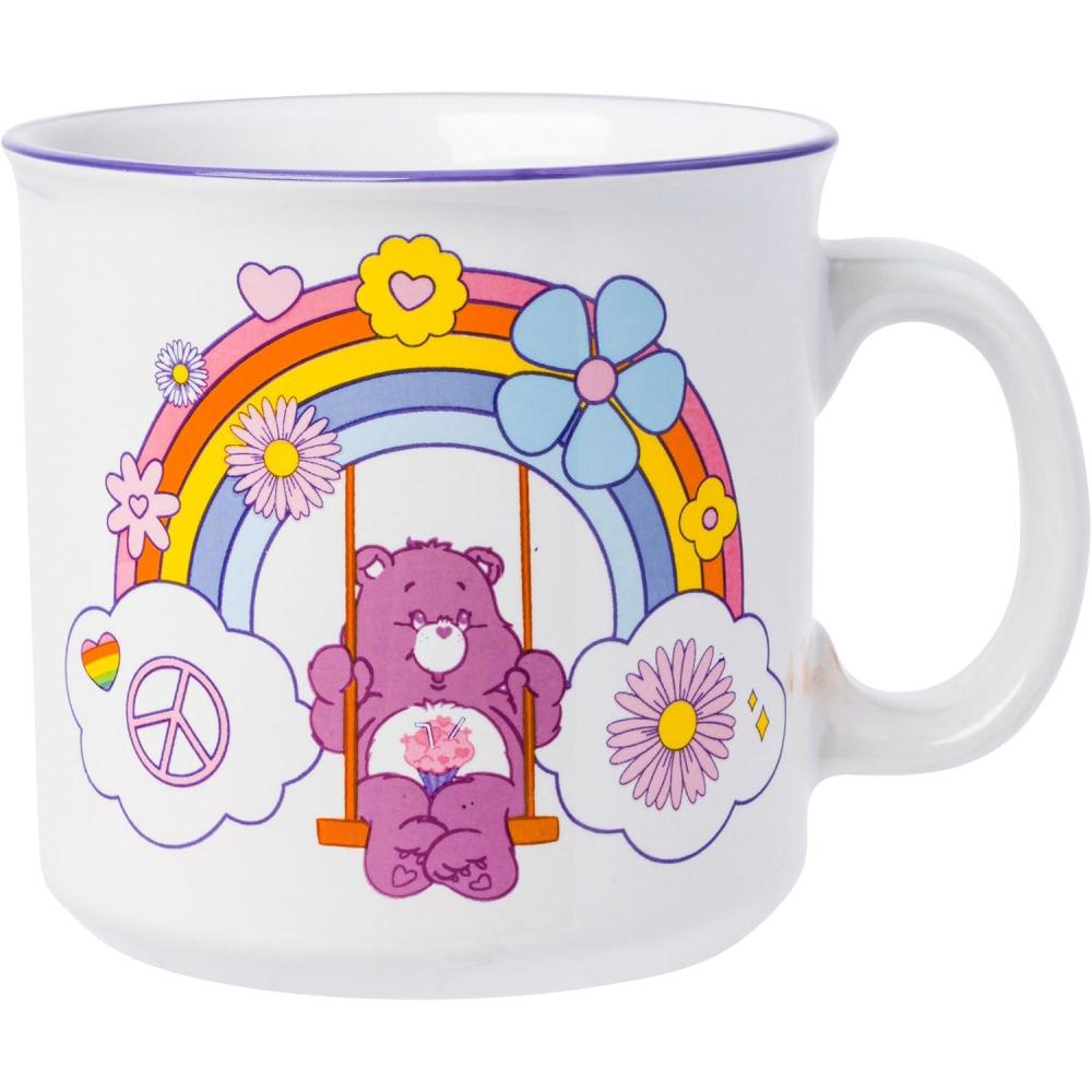 imageSilver Buffalo Shrek Beware Ogre Ceramic Camper Mug 20 OuncesCare Bears Share Bear