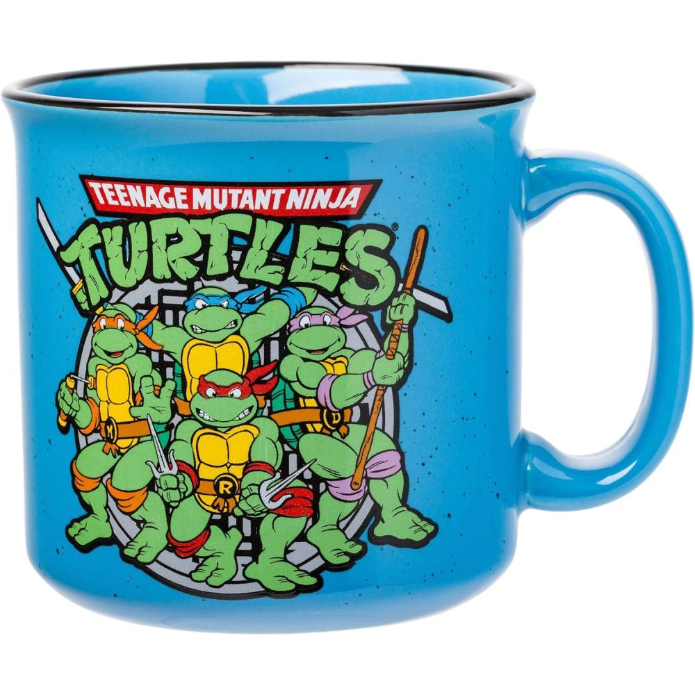 imageSilver Buffalo Shrek Beware Ogre Ceramic Camper Mug 20 OuncesTeenage Mutant Ninja Turtles Turtle Power