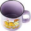 Silver Buffalo Shrek Beware Ogre Ceramic Camper Mug, 20 Ounces(Garfield and Odie Napping)