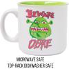 Silver Buffalo Shrek Beware Ogre Ceramic Camper Mug, 20 Ounces(Shrek Beware Ogre)