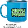 Silver Buffalo Shrek Beware Ogre Ceramic Camper Mug, 20 Ounces(Teenage Mutant Ninja Turtles Turtle Power)